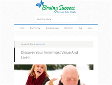 Tablet Screenshot of brainysuccess.com